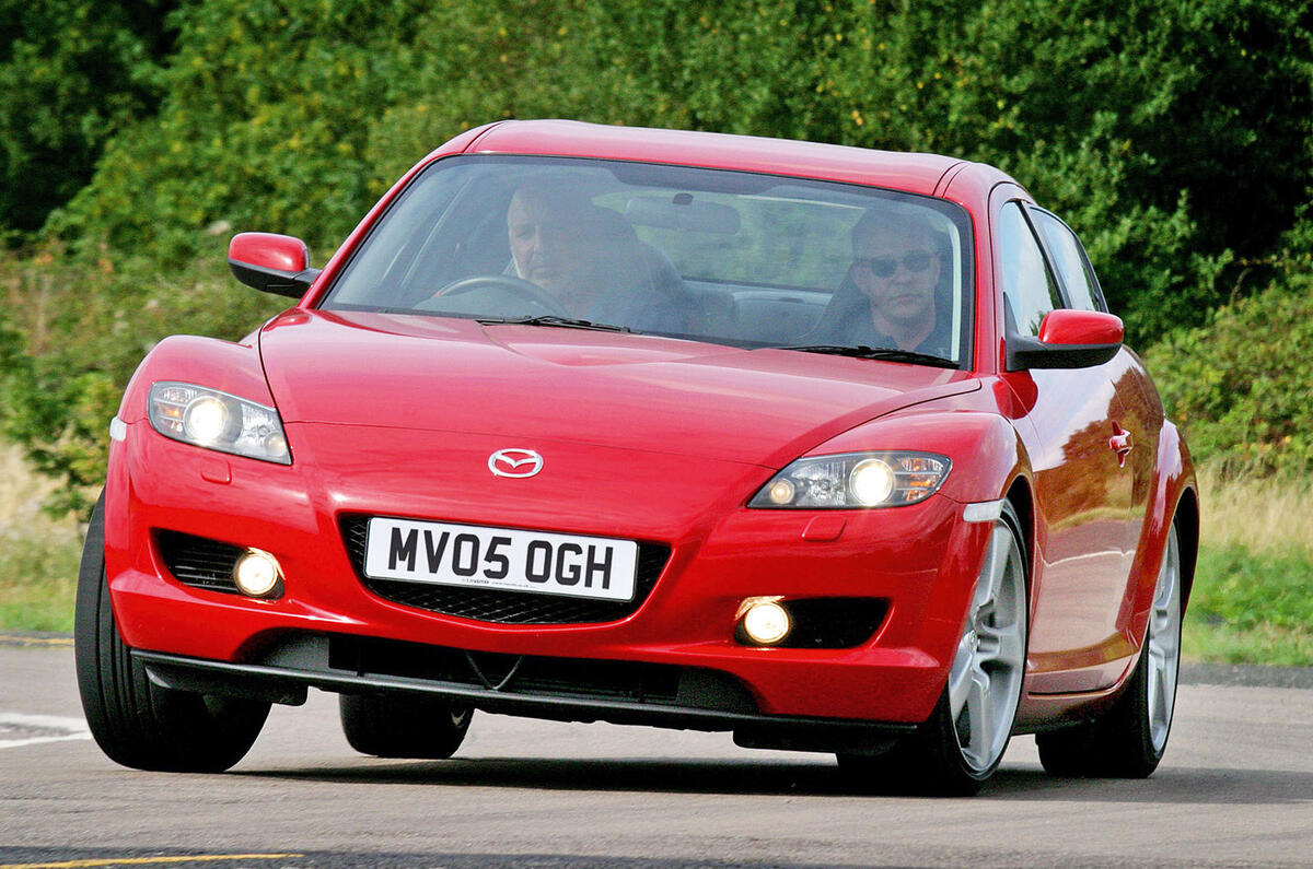 Mazda RX-8 cornering
