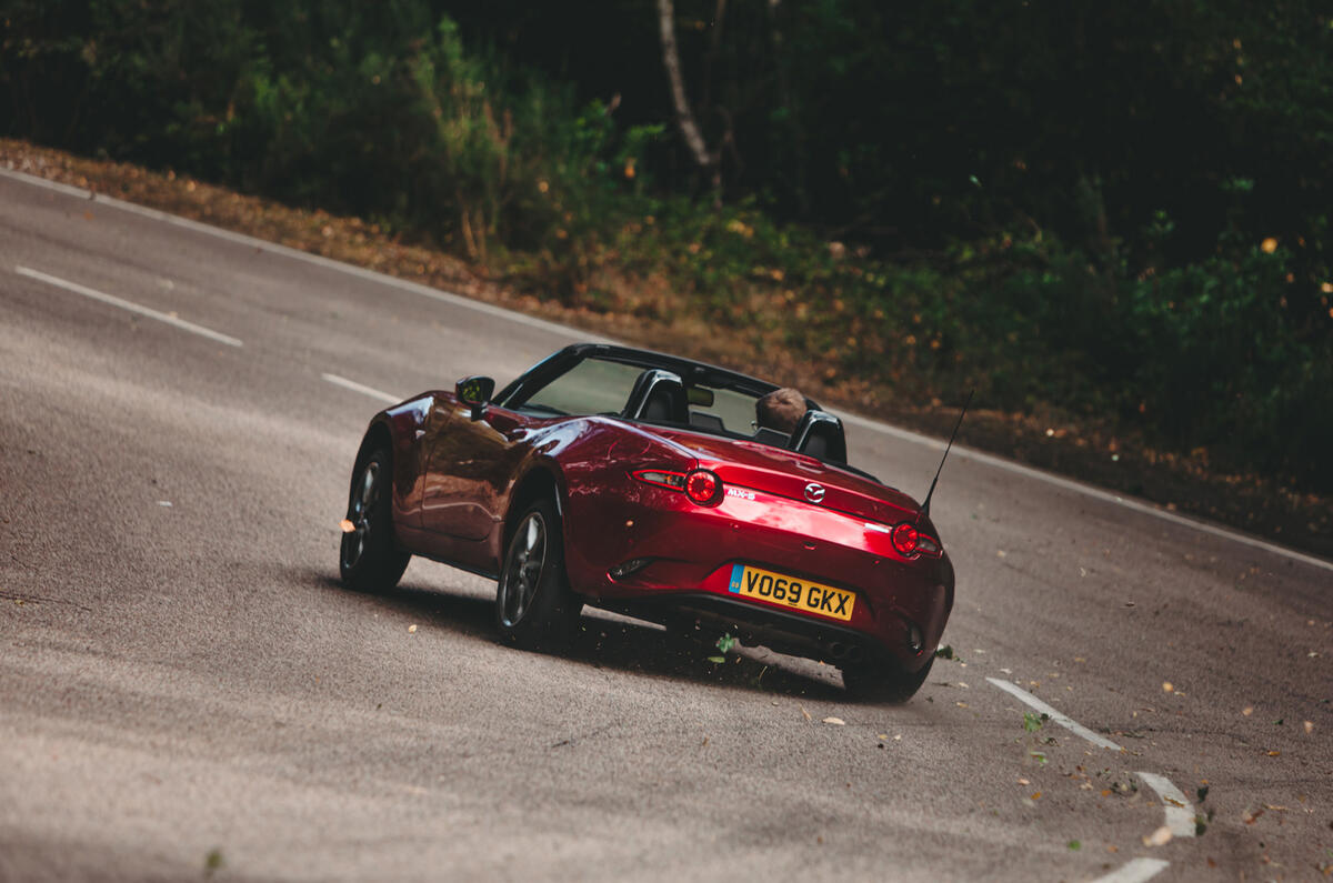 Britain's Best Car Awards 2020 - Mazda MX-5 cornering