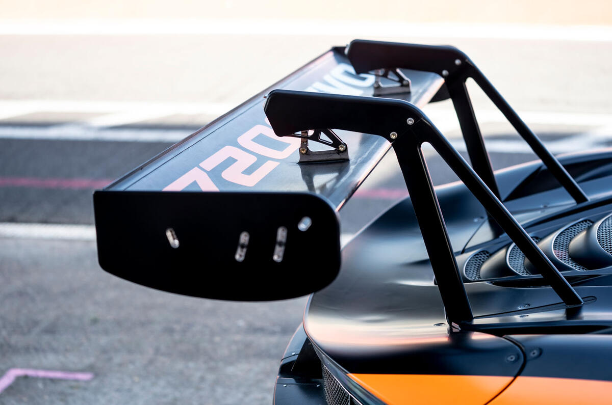 McLaren 720s GT3 EVO wing McLaren 720s GT3 EVO wing