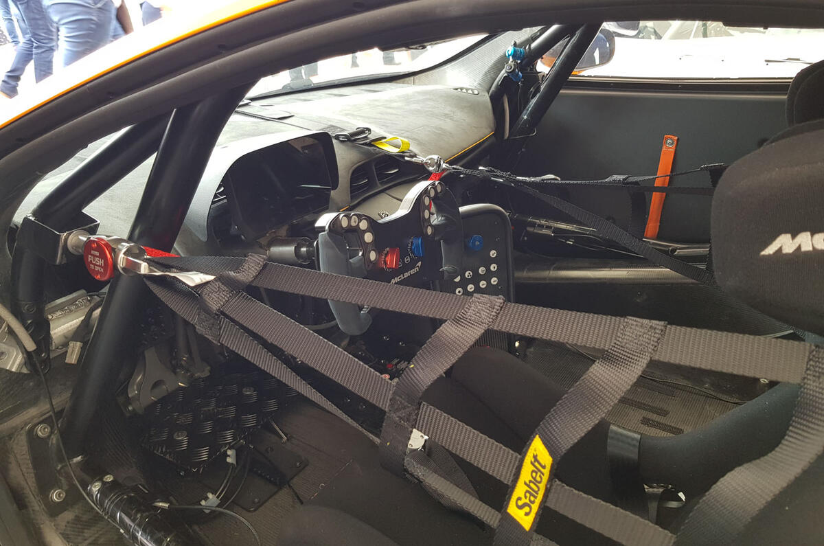 McLaren Artura GT4 interior