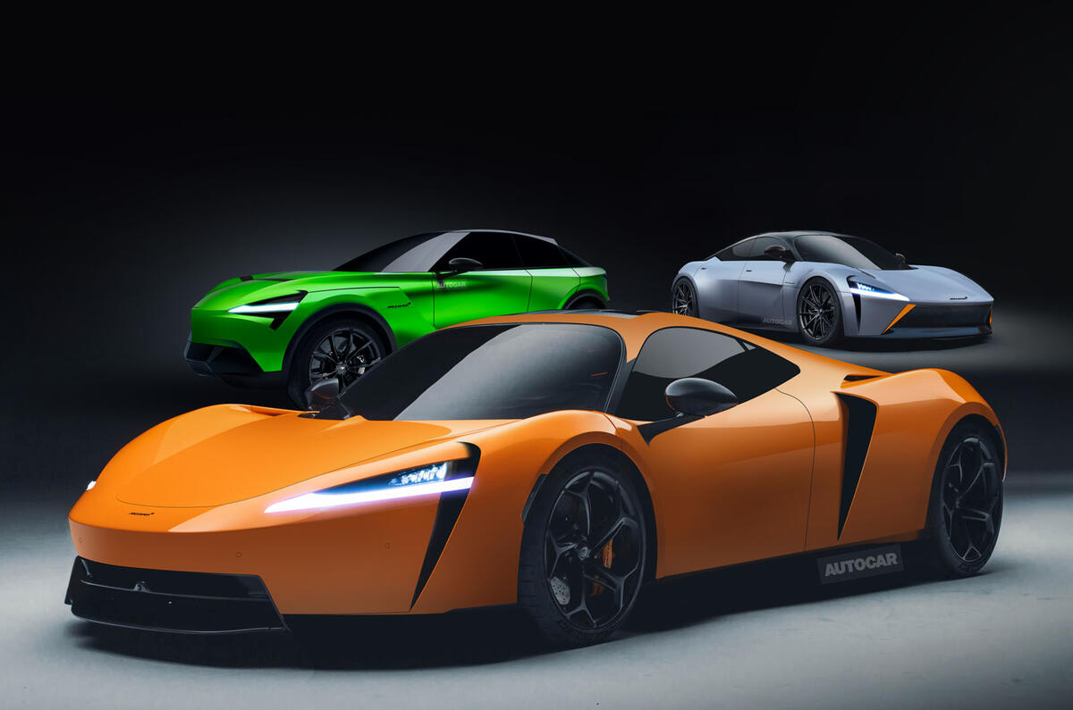 McLaren Forseven line up renders Autocar