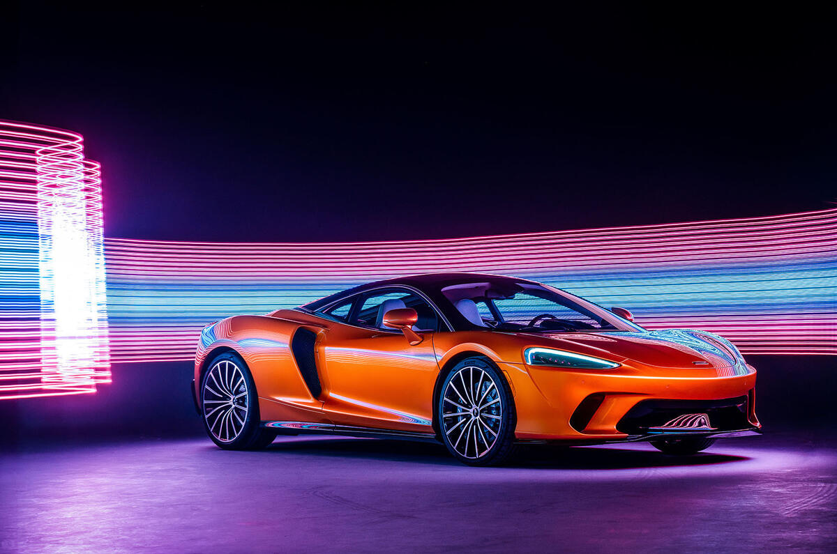 McLaren GT front in studio