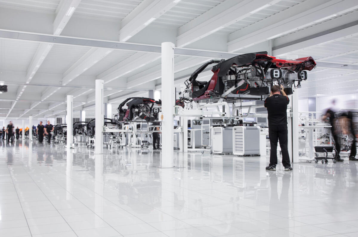 Mclaren Production Centre in Woking