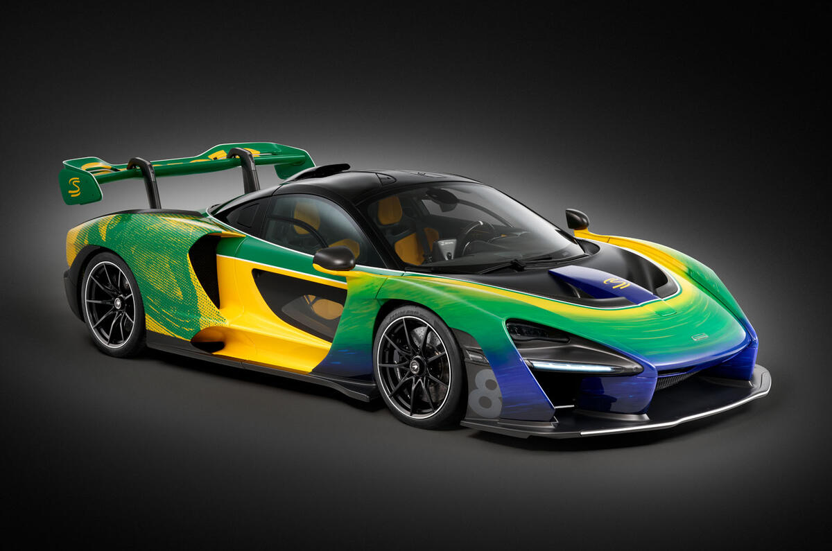 McLaren Senna liveries front quarter