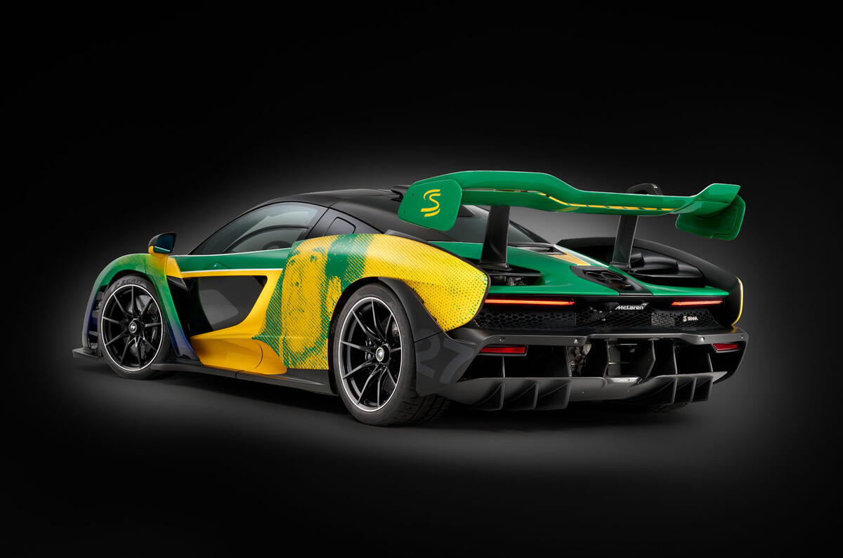 McLaren Senna liveries rear quarter McLaren Senna liveries rear quarter