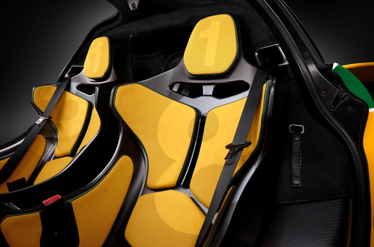 McLaren Senna liveries seat McLaren Senna liveries seat