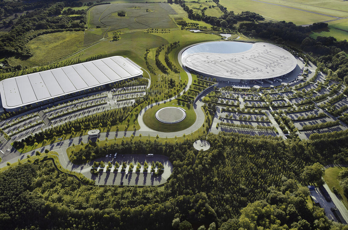 McLaren's HQ in Woking