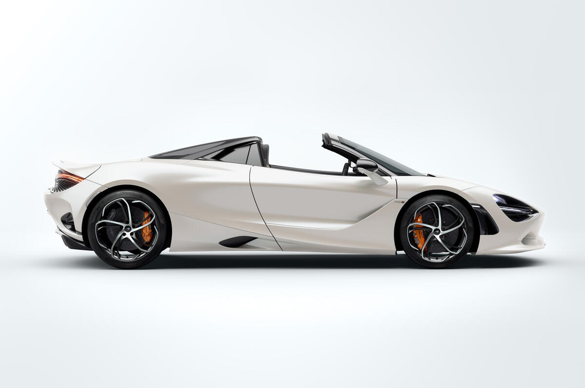 Mclaren 750S Spider Side On Mclaren 750S Spider Side On