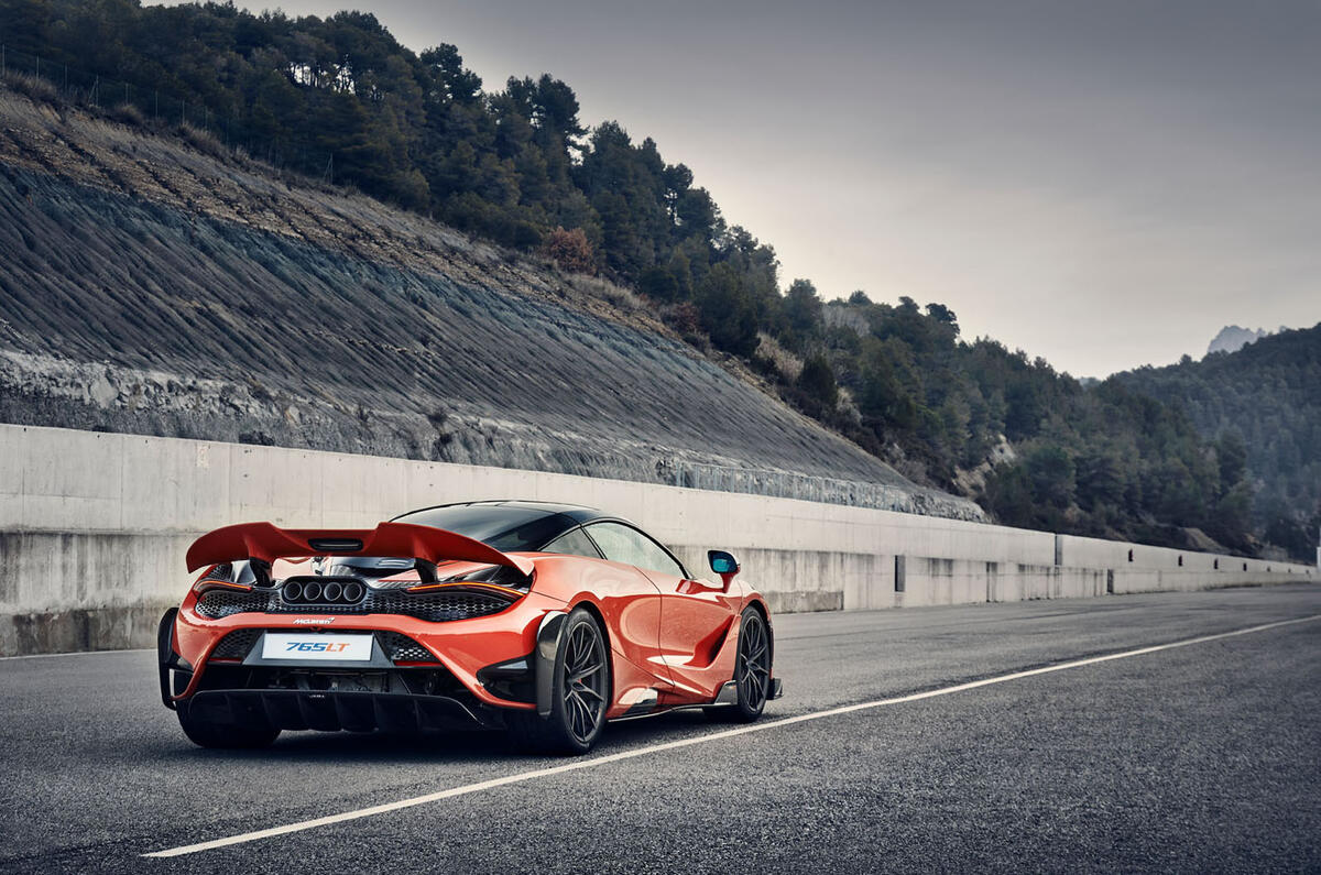 2020 McLaren 765LT - on track 2020 McLaren 765LT - on track