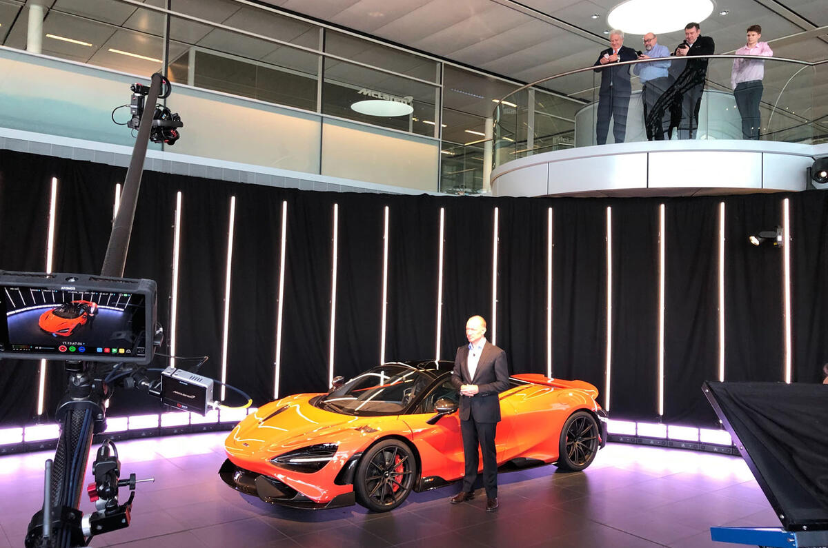 McLaren 765LT reveal - presentation