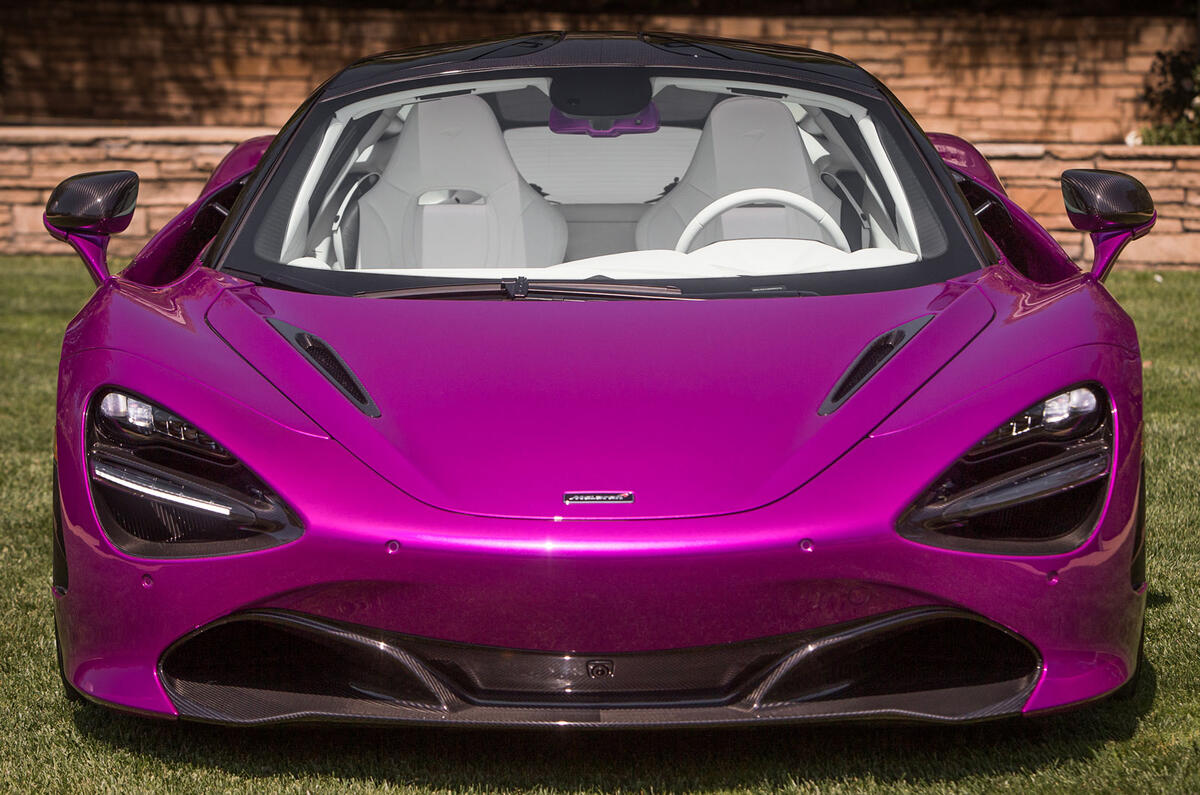 Witness the only Fux Fuchsia McLaren 720S in existence