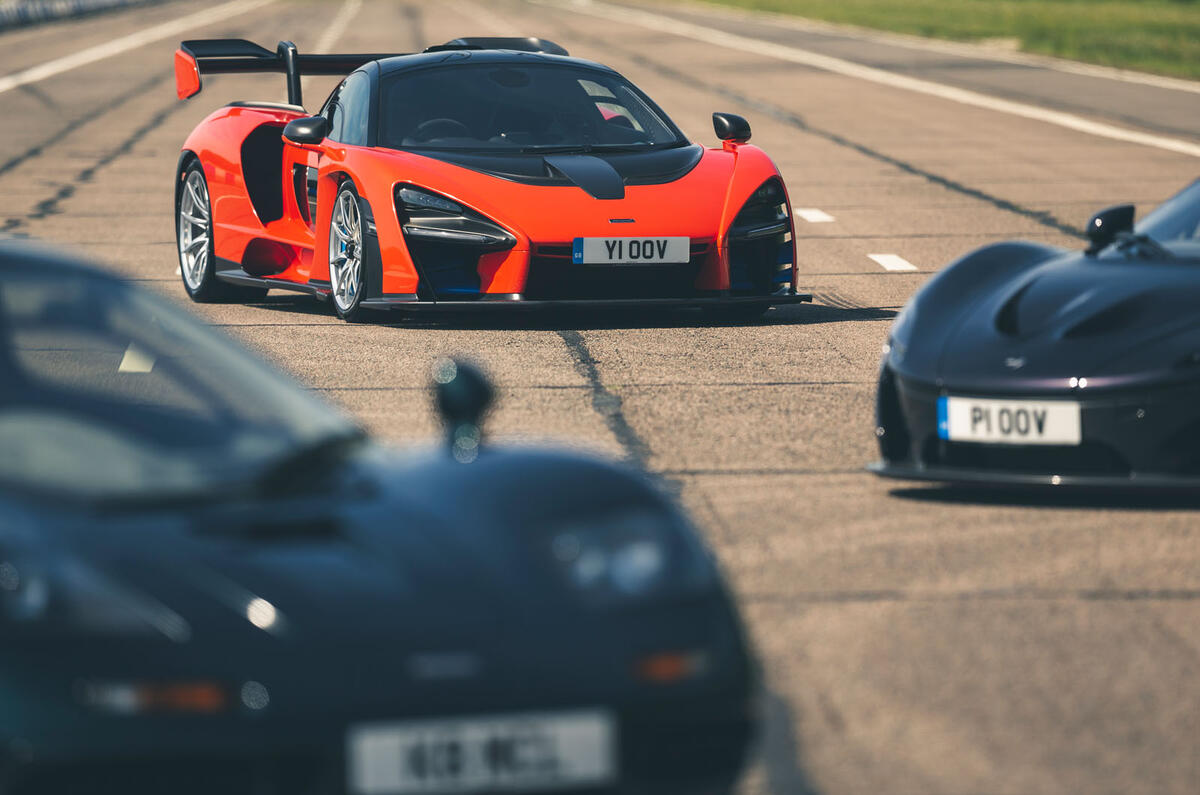 McLaren generations - static Senna McLaren generations - static Senna