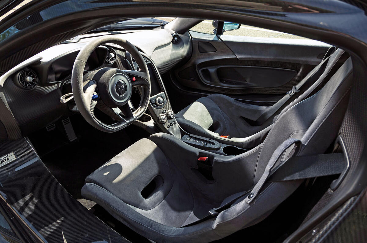 McLaren generations - P1 cabin McLaren generations - P1 cabin
