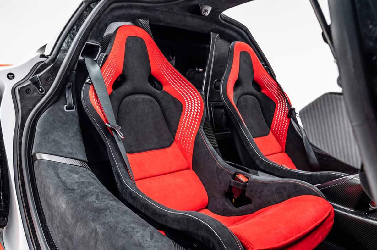 McLaren Sabre seats McLaren Sabre seats