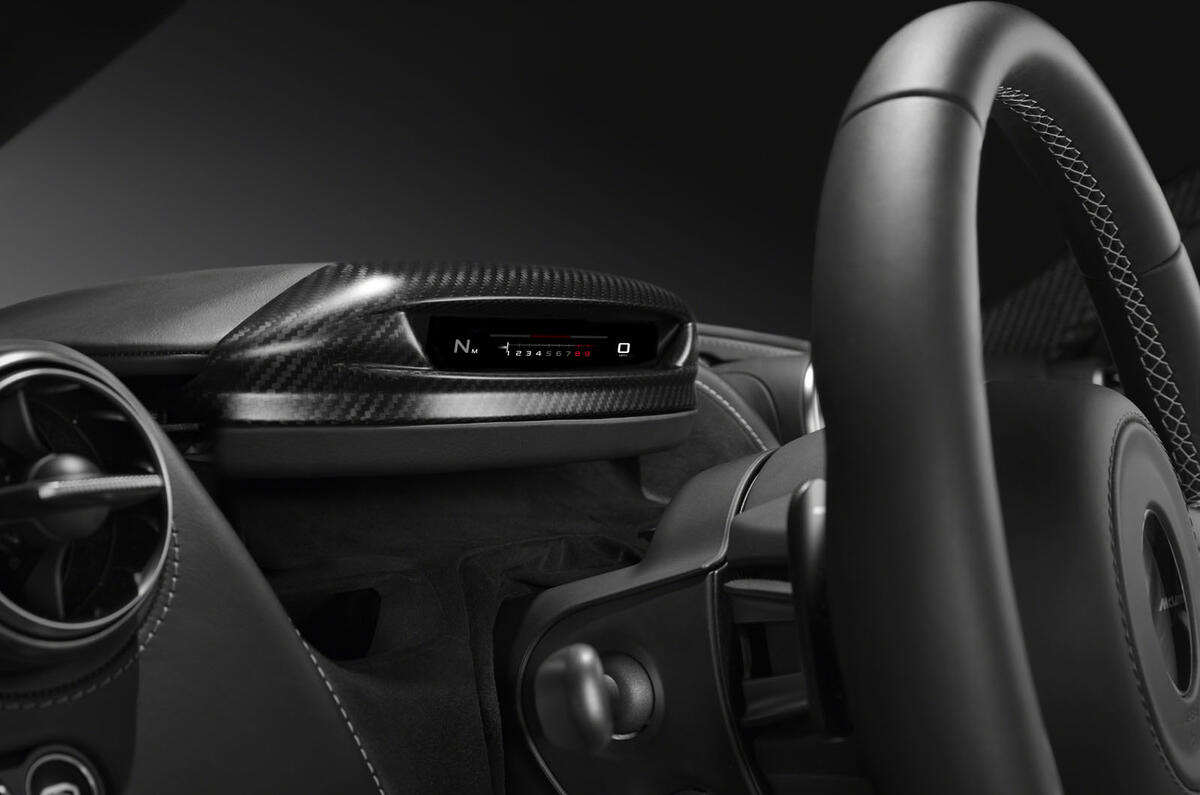 Driver display folded