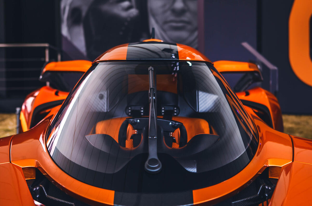 McLaren Solus roof down McLaren Solus roof down