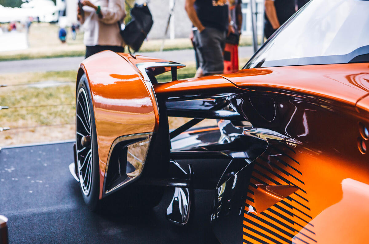 McLaren Solus side wheel McLaren Solus side wheel