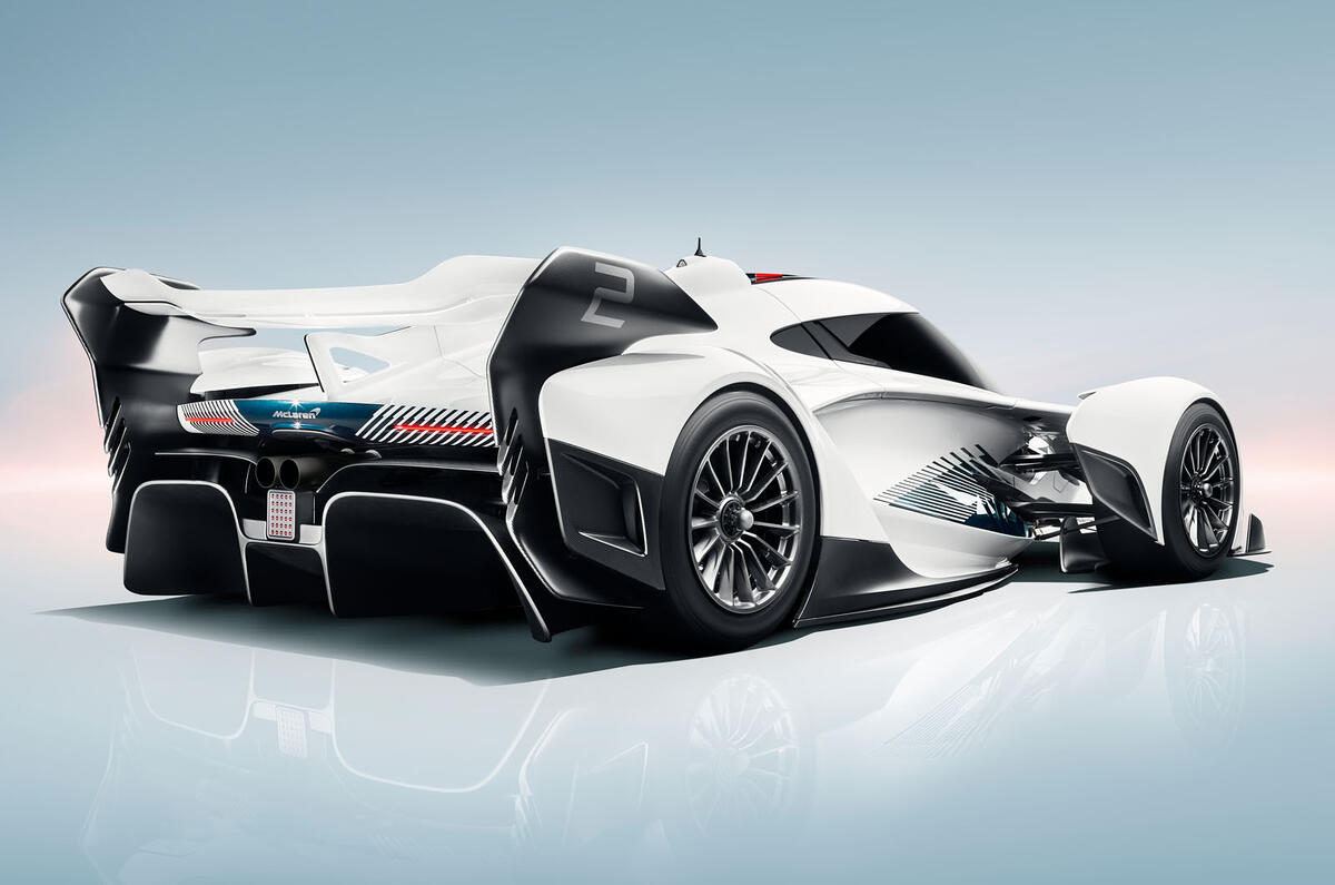 McLaren SolusGT back side rear McLaren SolusGT back side rear