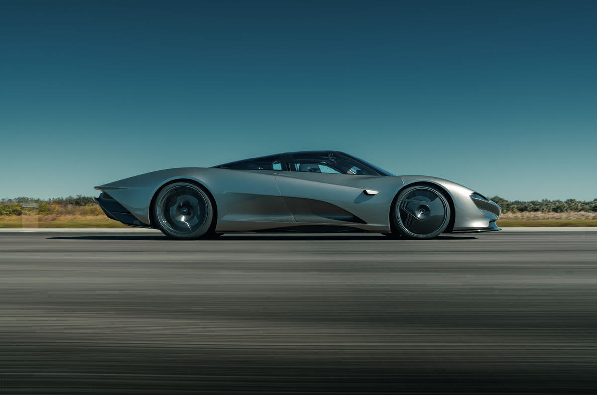 2020 McLaren Speedtail testing at Kennedy Space Centre
