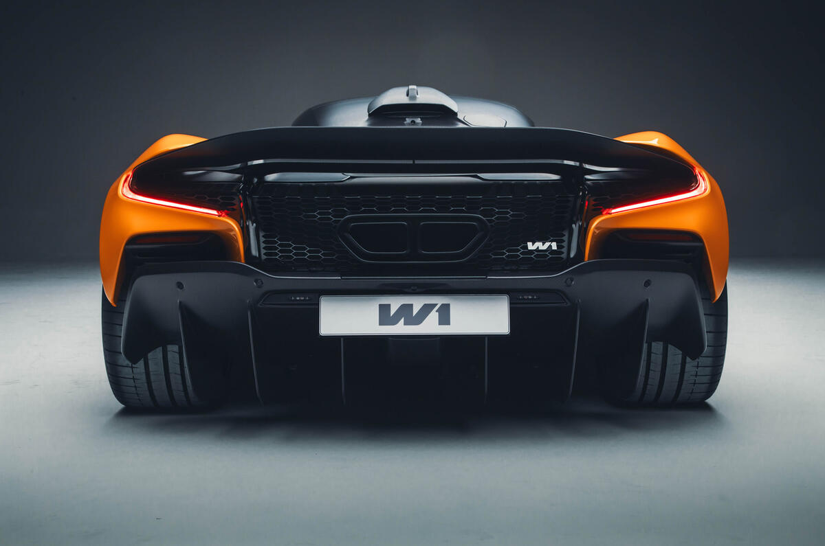 McLaren W1 revealed rear close up 2 McLaren W1 revealed rear close up 2