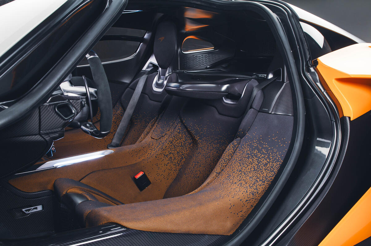 McLaren W1 revealed seat details McLaren W1 revealed seat details