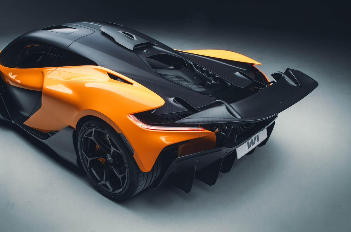 McLaren W1 revealed top down view McLaren W1 revealed top down view