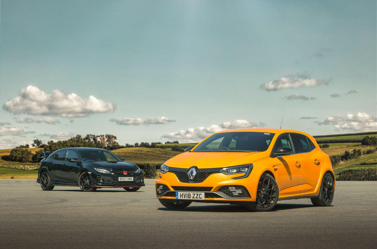 Renault Megane RS vs Honda Civic Type R