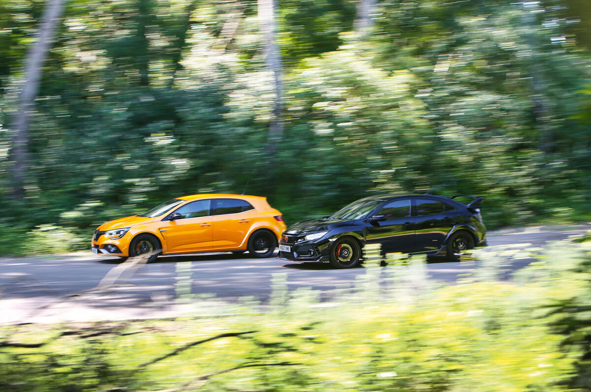 Renault Megane RS vs Honda Civic Type R