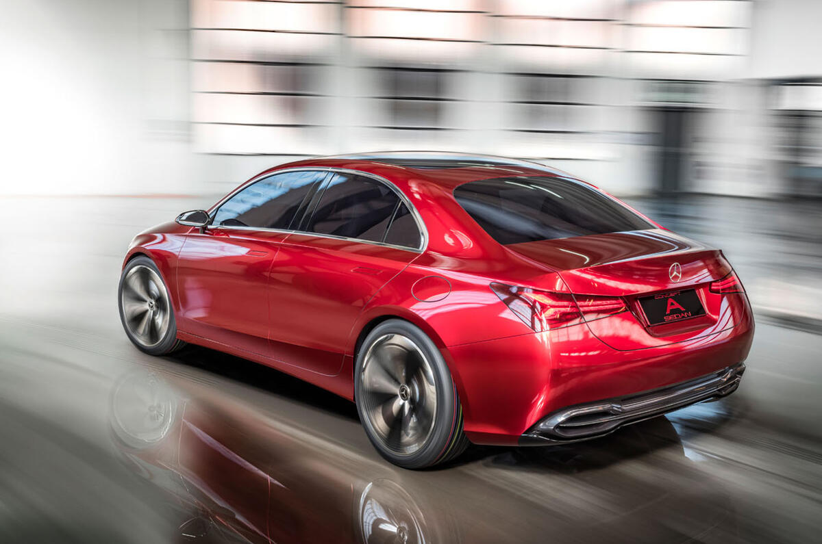 Mercedes Benz Concept A Saloon Brings The Fight To Bmw