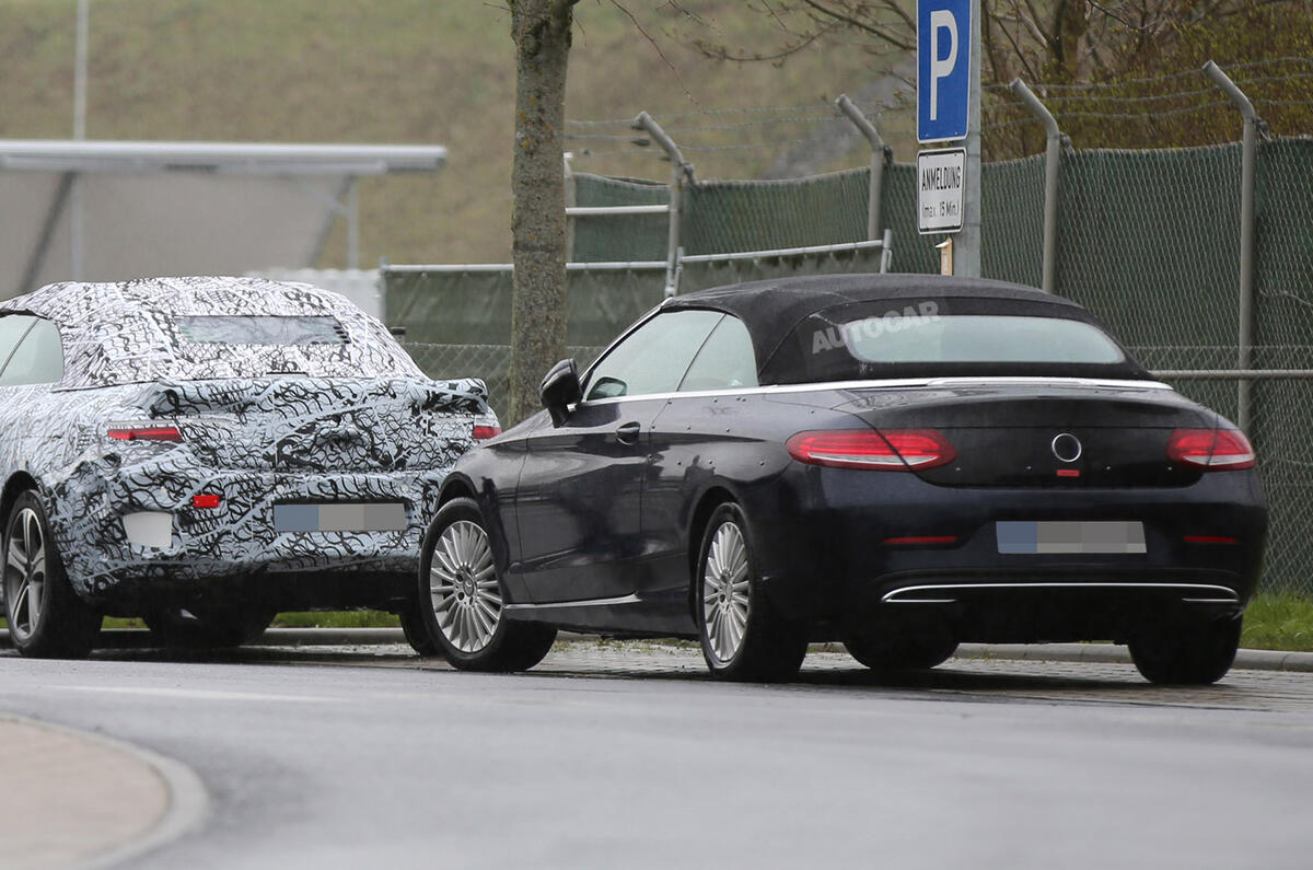 Mercedes E-Class Cabriolet spy