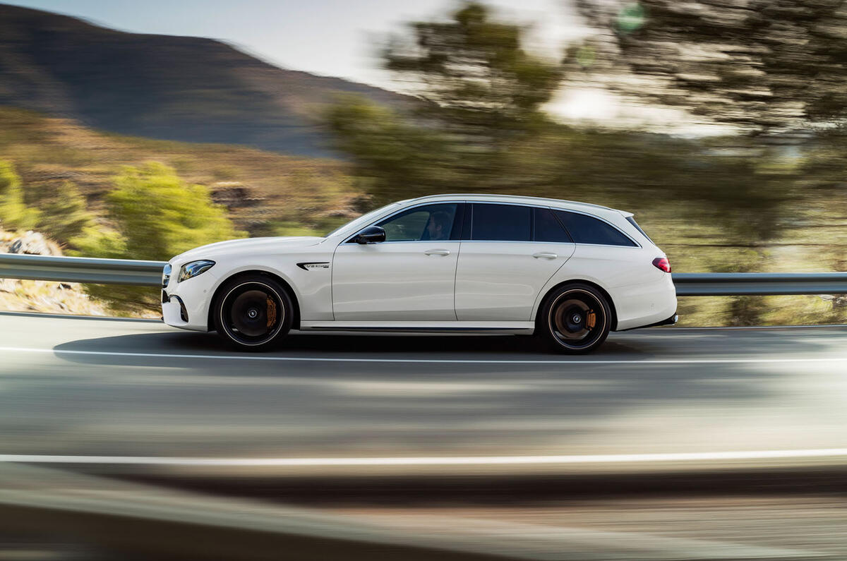 Mercedes-AMG E63 Estate side profile