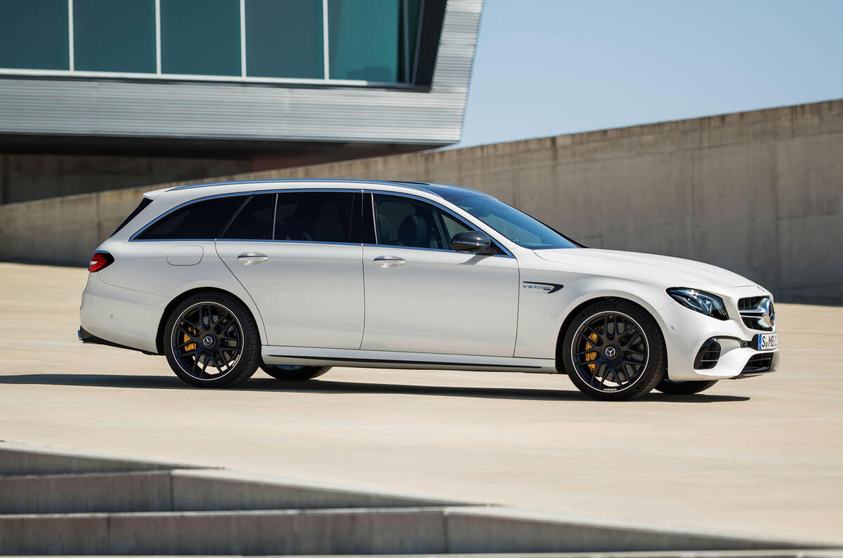Mercedes-AMG E63 Estate side profile