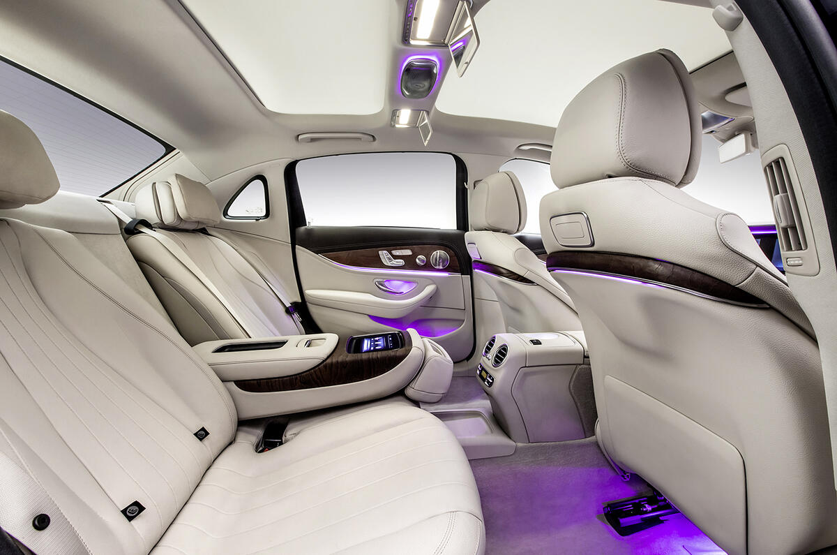 Mercedes-Benz E-Class LWB interior