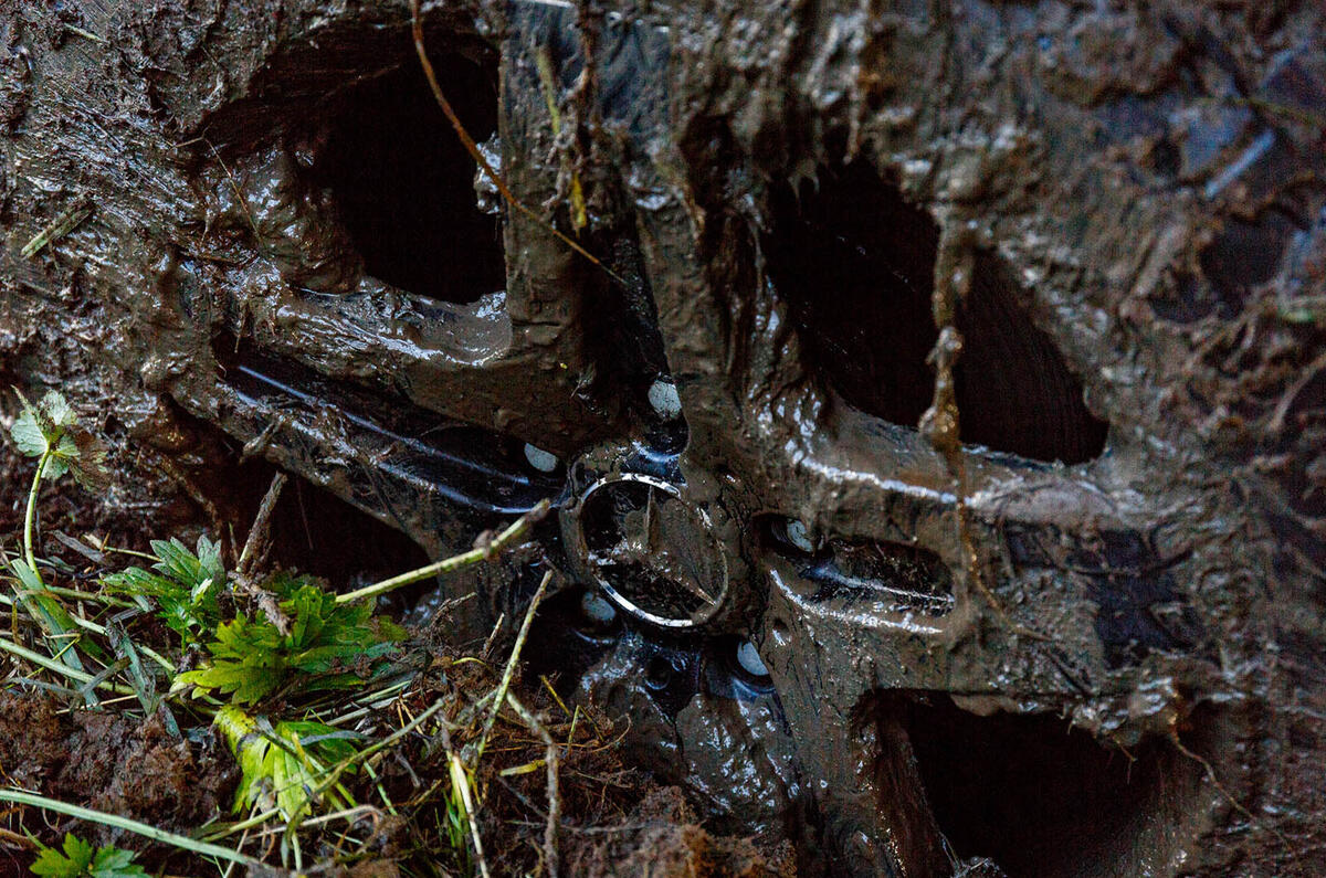 Off-roading in a Mercedes-Benz G-Class