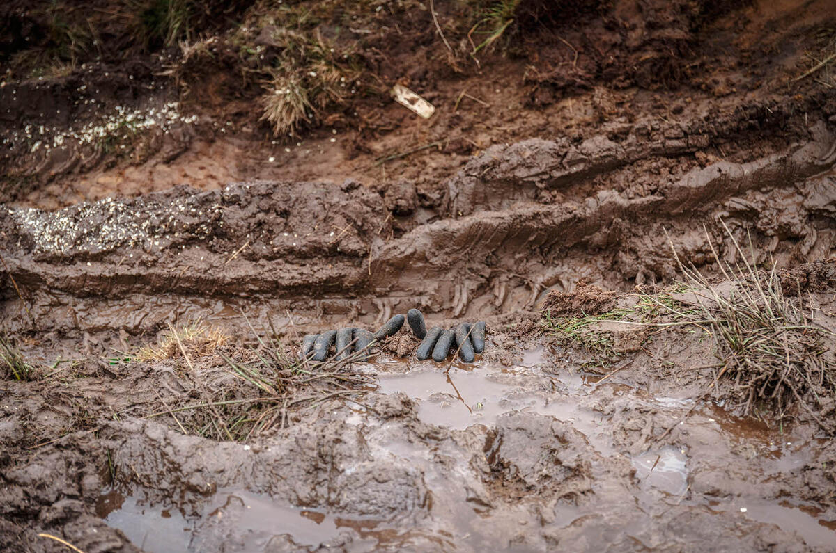 Off-roading in a Mercedes-Benz G-Class