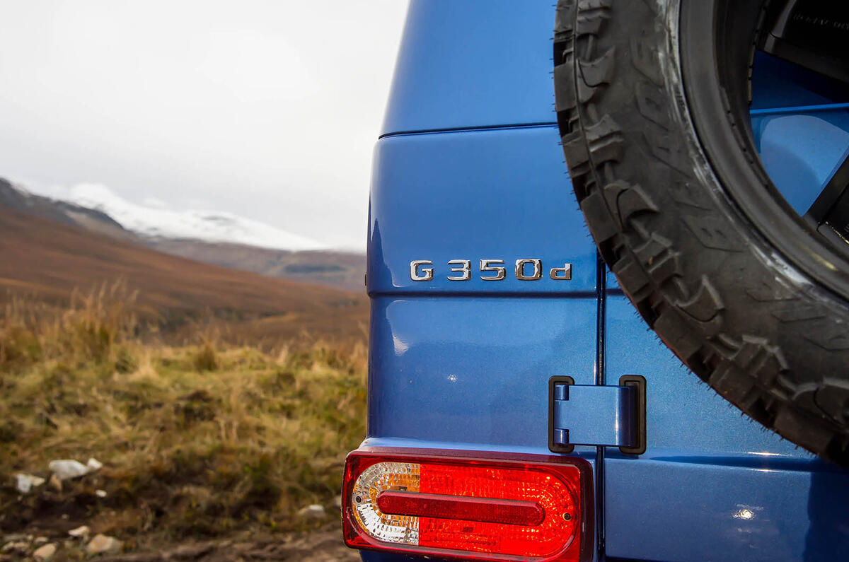 Off-roading in a Mercedes-Benz G-Class