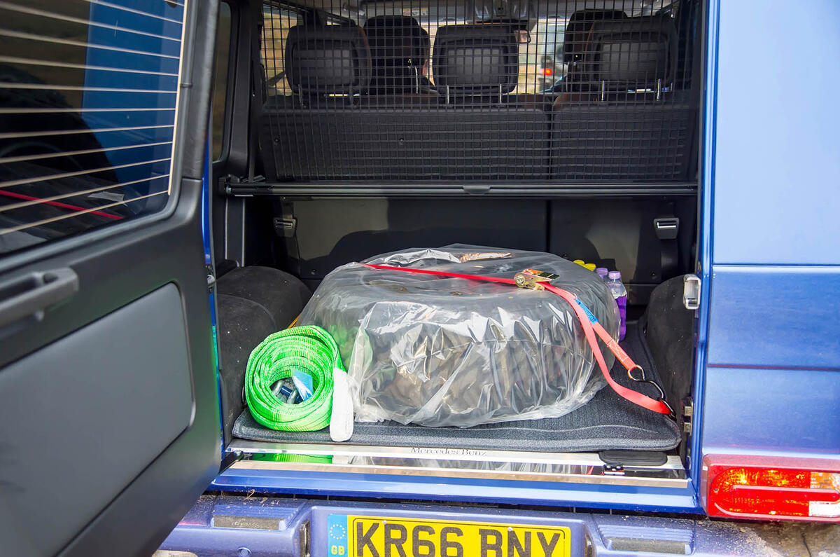 Off-roading in a Mercedes-Benz G-Class