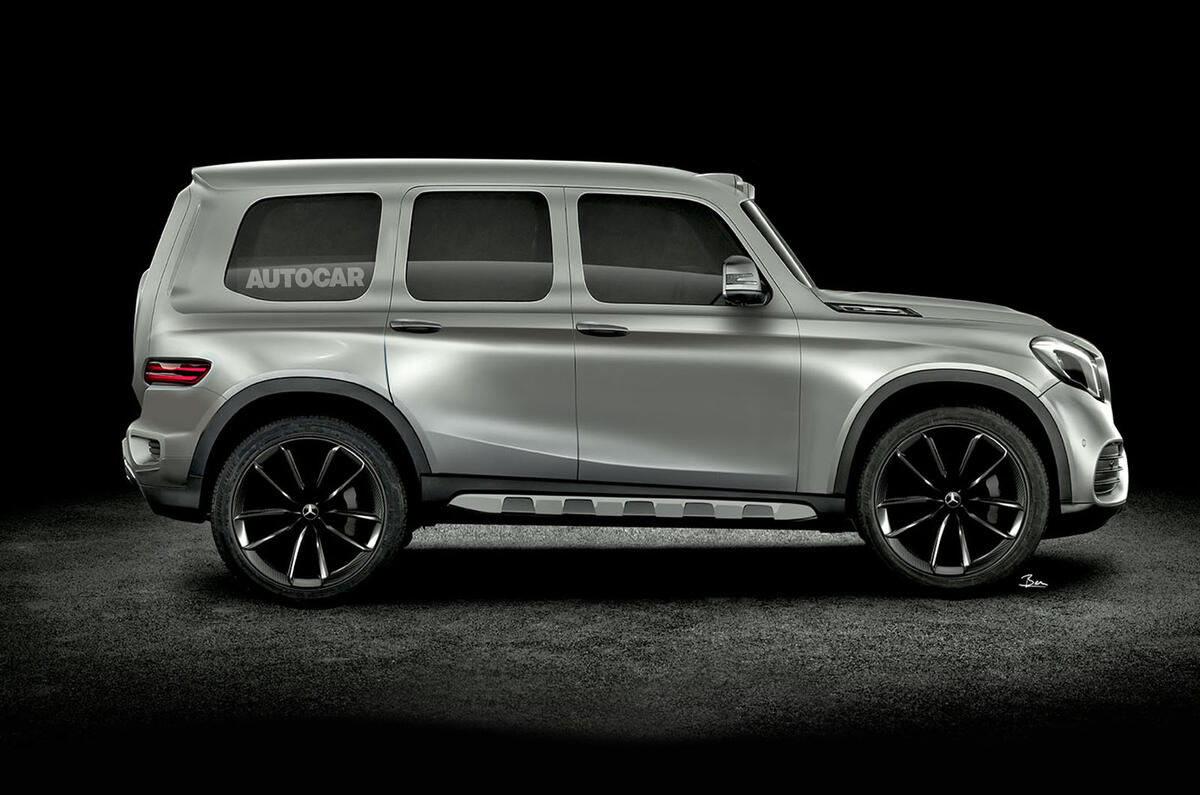 2019 Mercedes GLB imagined by Autocar