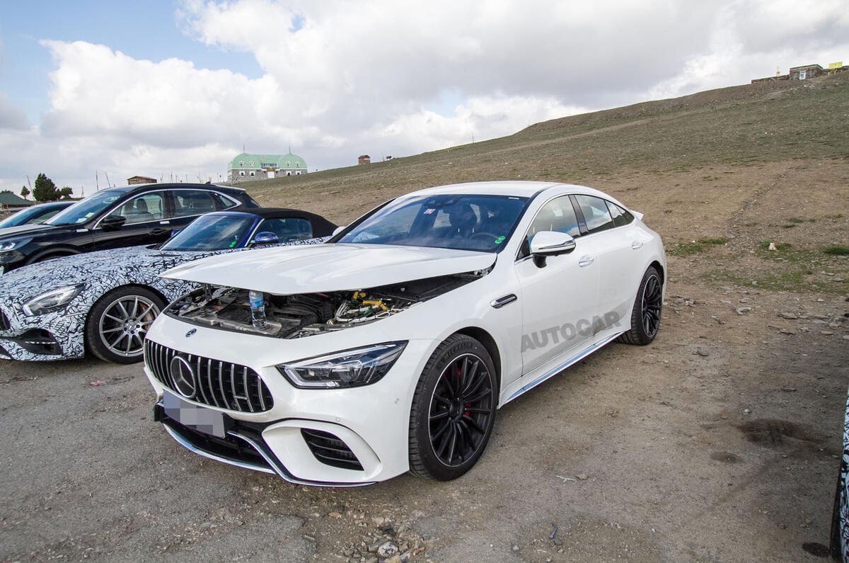 2019 Mercedes-AMG GT73 4-door hybrid spy shots