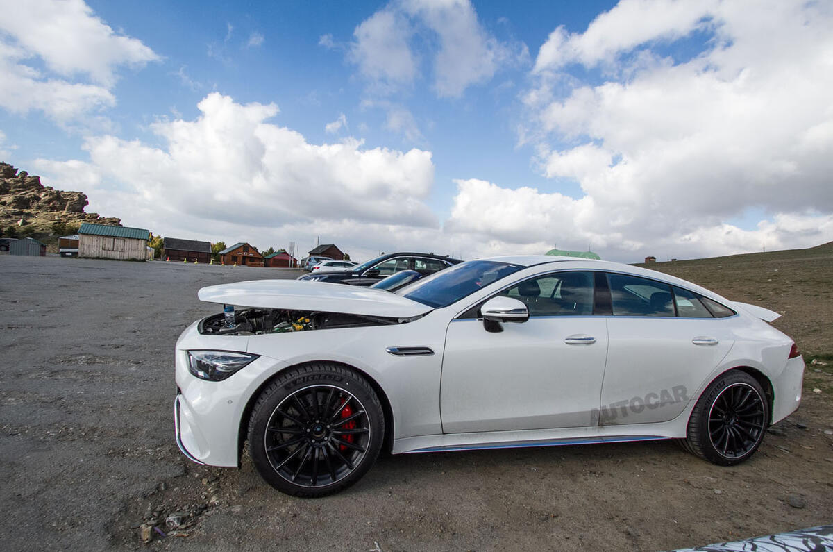 2019 Mercedes-AMG GT73 4-door hybrid spy shots