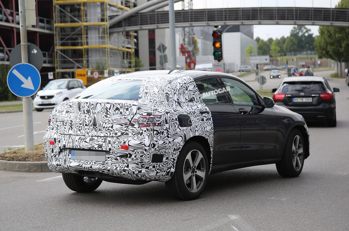Mercedes-Benz GLC Coupé spy shots