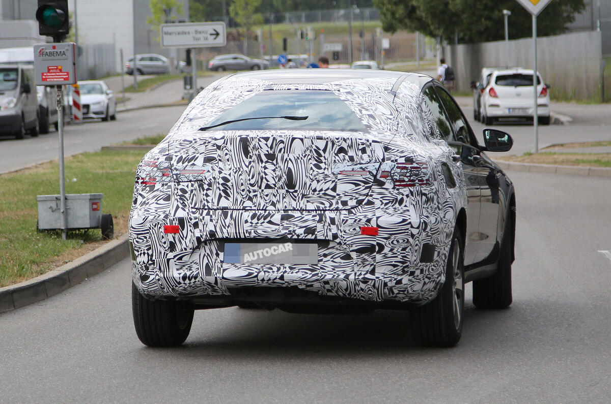 Mercedes-Benz GLC Coupé spy shots