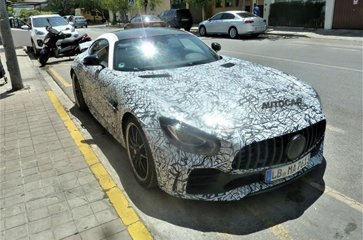 2020 Mercedes-AMG GT Black Series spyshots