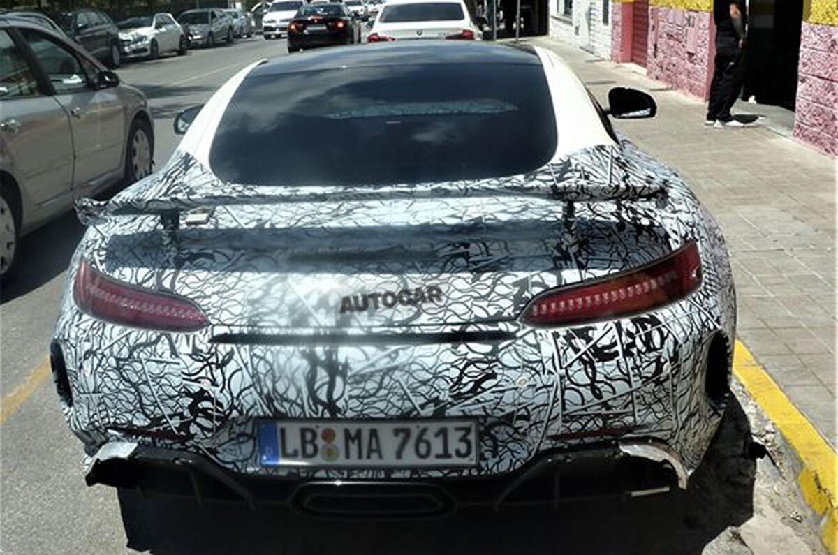 2020 Mercedes-AMG GT Black Series spyshots