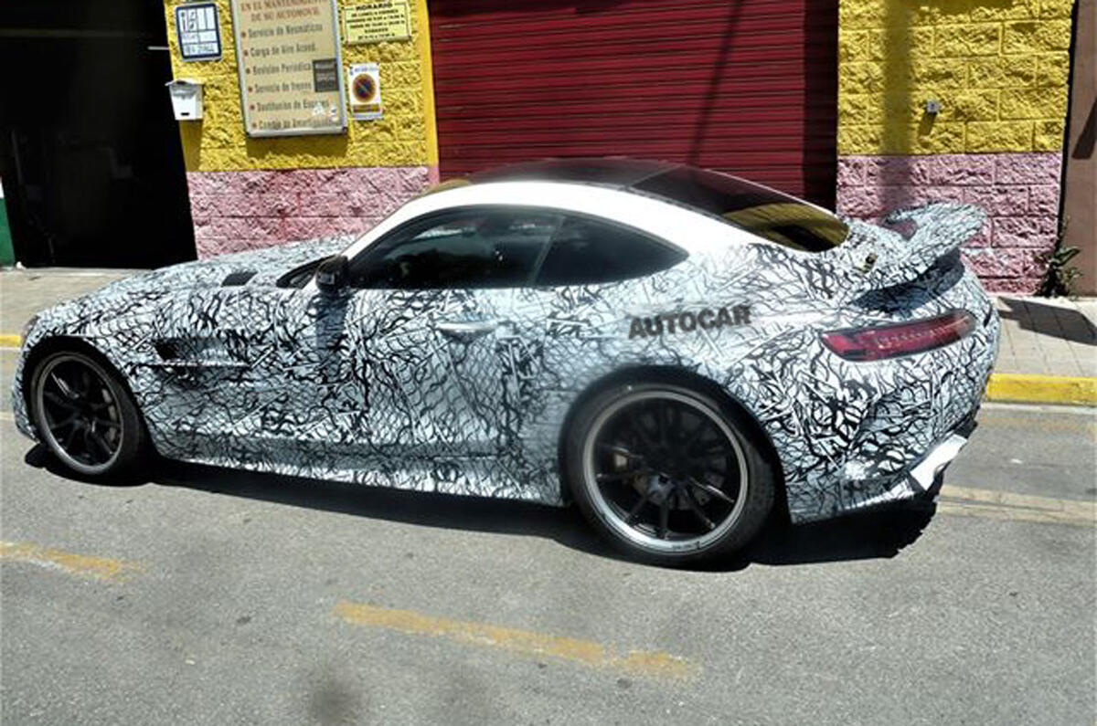 2020 Mercedes-AMG GT Black Series spyshots