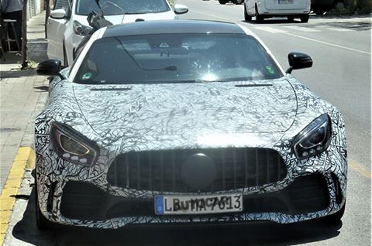 2020 Mercedes-AMG GT Black Series spyshots