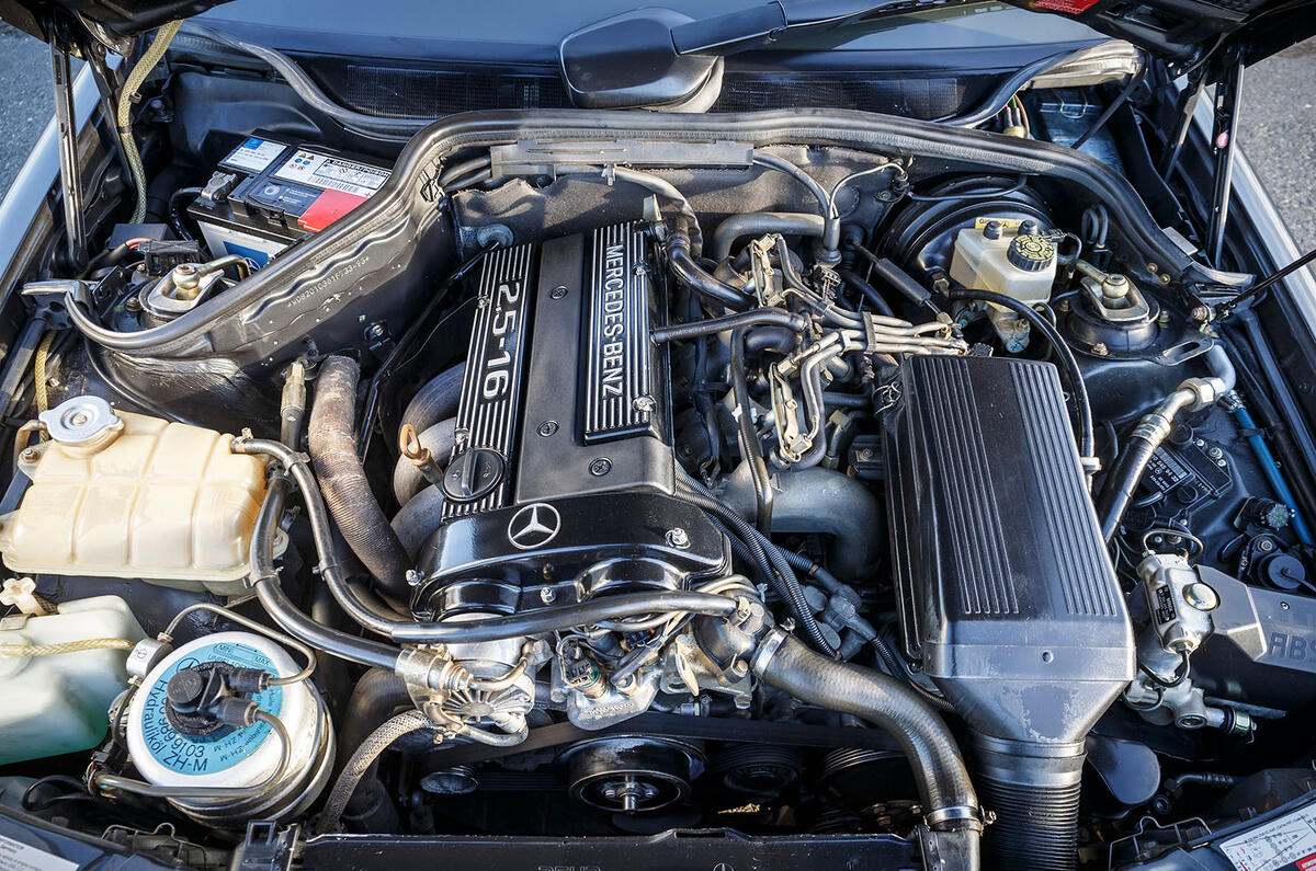 Mercedes 190E Cosworth engine bay Mercedes 190E Cosworth engine bay
