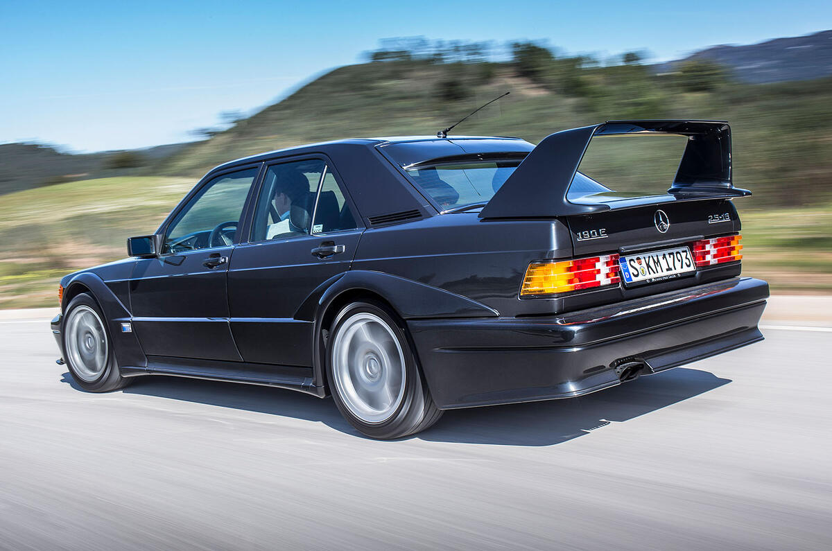 Mercedes 190E Cosworth rear three quarter 2 Mercedes 190E Cosworth rear three quarter 2