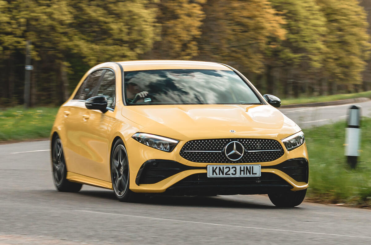 Mercedes A200 2023 front cornering