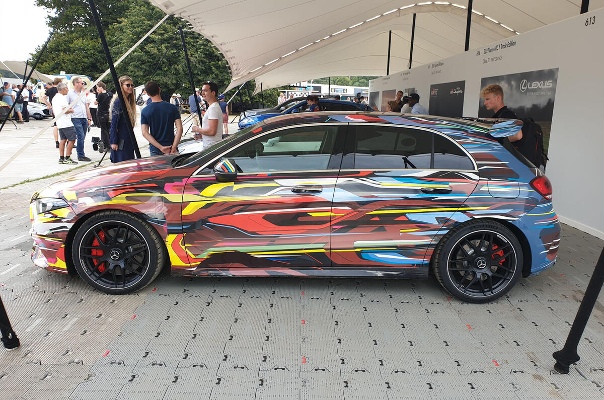 Mercedes-AMG A45 S side view